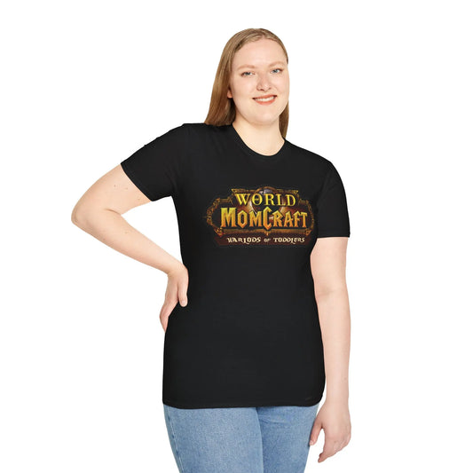 World of Momcraft | Unisex Softstyle T-Shirt | Perfect for World of Warcraft Moms  Geniogoods