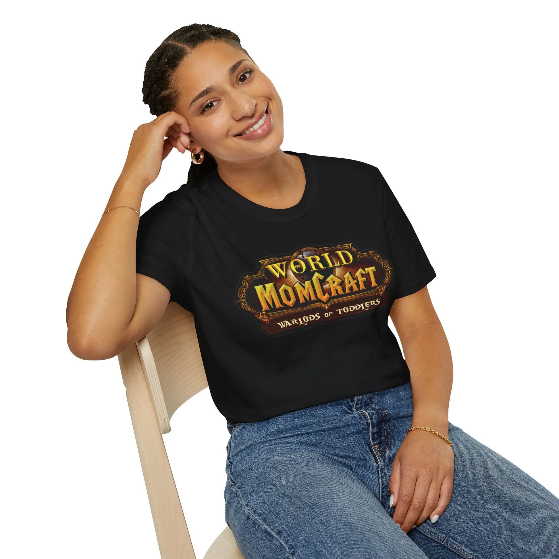 World of Momcraft | Unisex Softstyle T-Shirt | Perfect for World of Warcraft Moms  Geniogoods