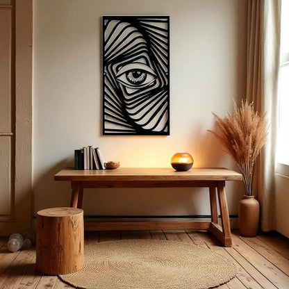 Eye Metal Wall Art – Abstract Decor for Bold Interiors