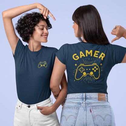 Gamer T-Shirt – Unisex Cotton Tee for True Players – fan-made gamer merch by GenioGoods