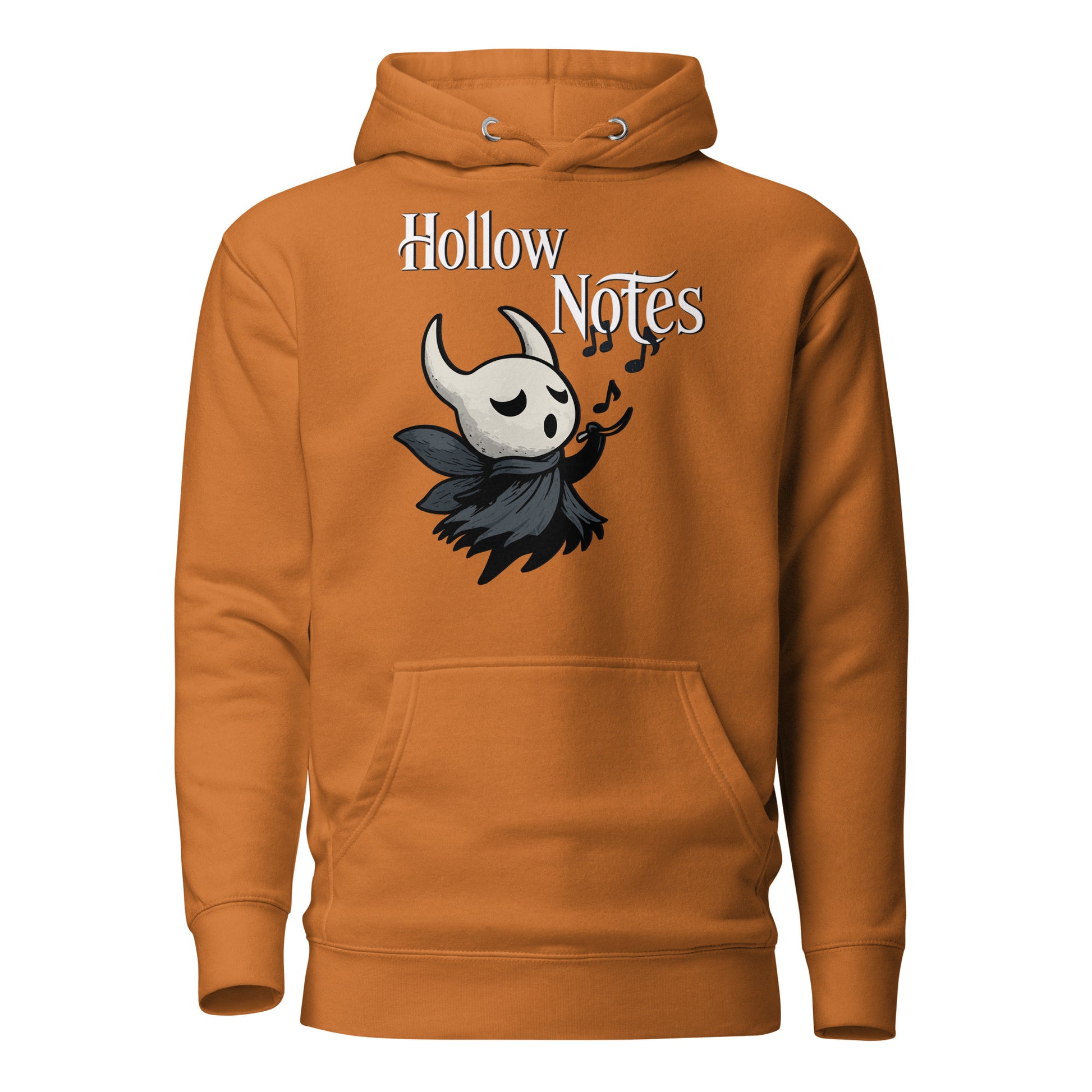 Hollow notes hoodie cute minimalist musical fan art – fan-made gamer merch by GenioGoods