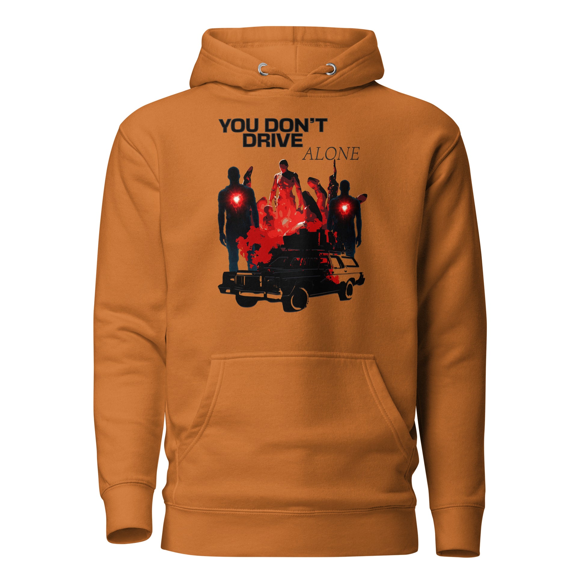 Atmospheric Road Survival Hoodie – Pacific Drive Inspired – fan-made gamer merch by GenioGoods