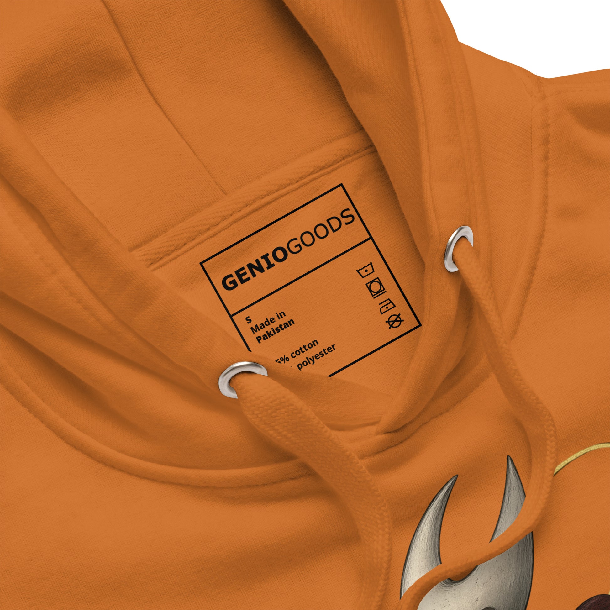 Hornet silksong hoodie needle quote minimalist fan art – fan-made gamer merch by GenioGoods