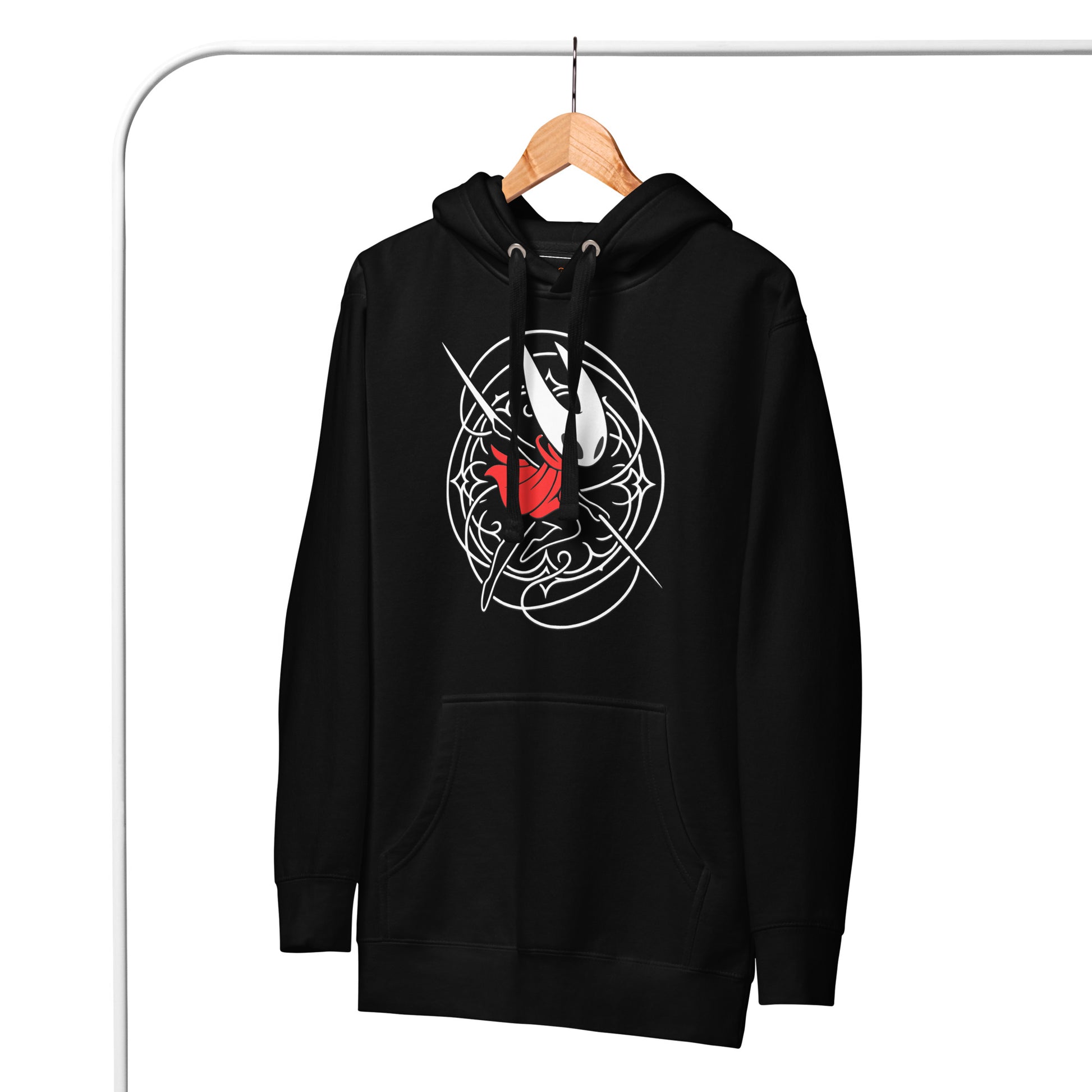 Hornet Silksong Hoodie – Fan Tribute to Hollow Knight – fan-made gamer merch by GenioGoods