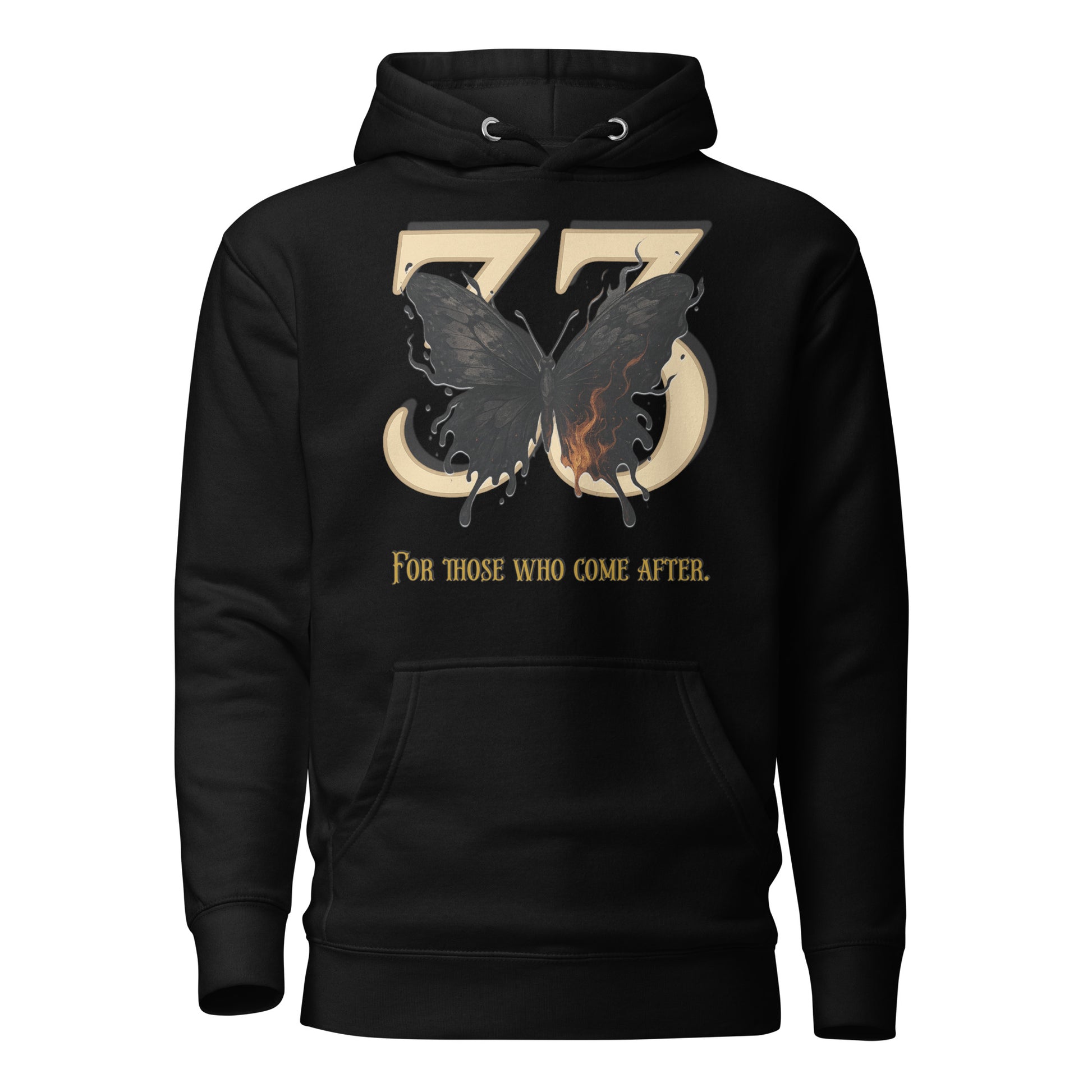 Clair Obscur 33 Hoodie – Legacy Butterfly Tribute – fan-made gamer merch by GenioGoods