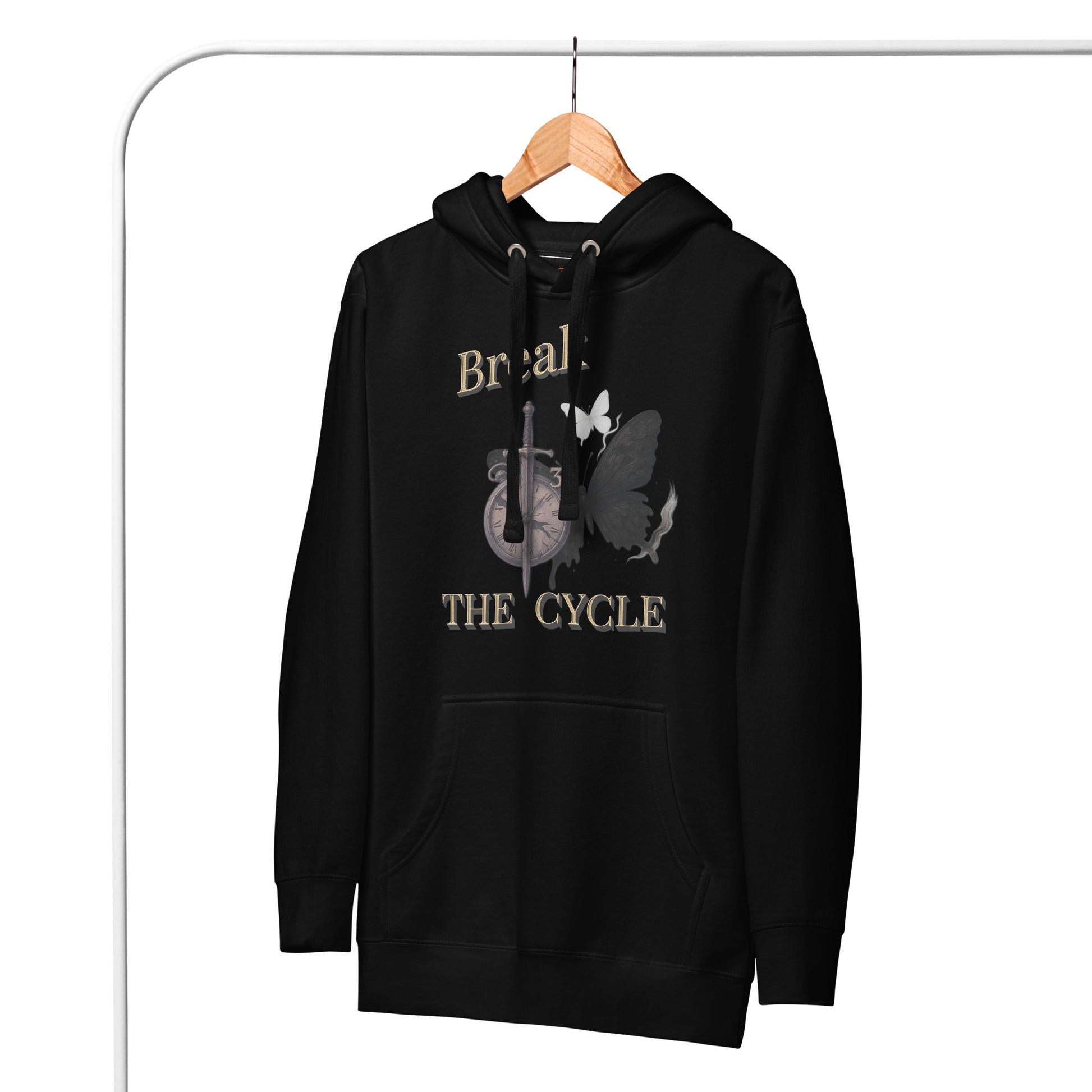 Break the Cycle Hoodie – Symbol of Rebirth | Clair Obscur 33 – fan-made gamer merch by GenioGoods