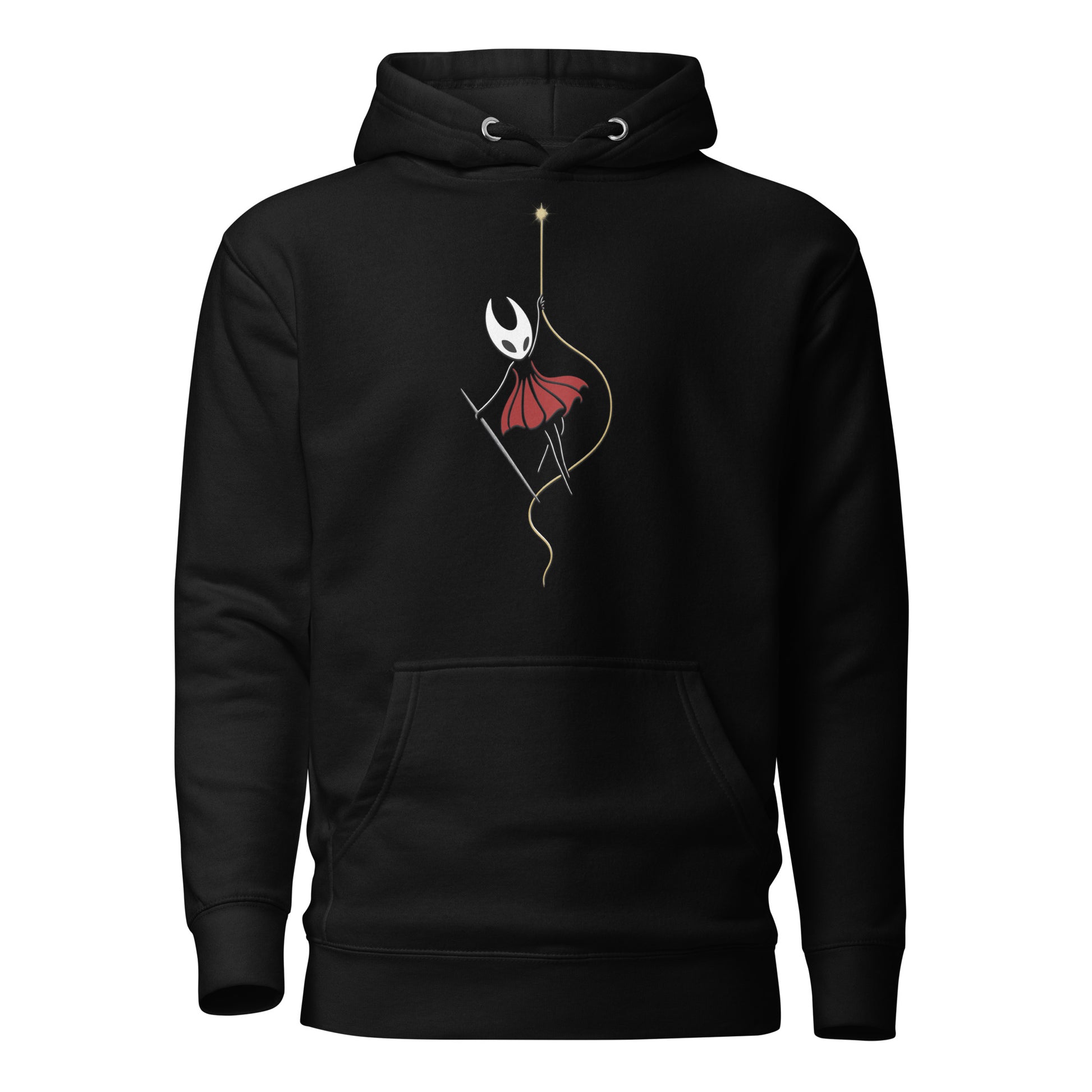 Silksong Ascension Hoodie – Rise in Light | Hornet Art – fan-made gamer merch by GenioGoods