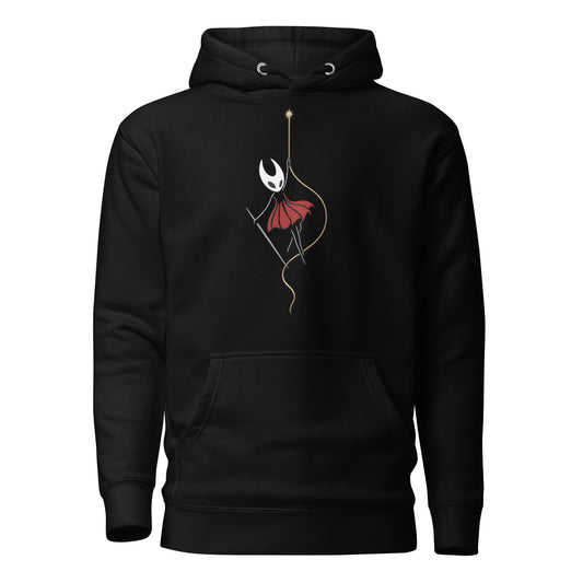 Silksong Ascension Hoodie – Rise in Light | Hornet Art – fan-made gamer merch by GenioGoods