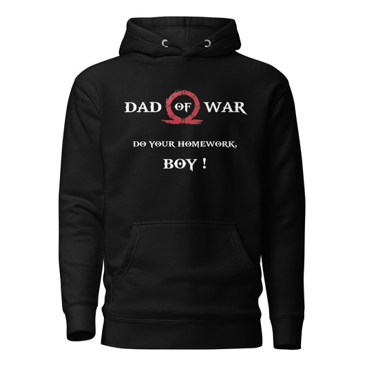Dad of War Hoodie – Funny Gamer Father Tribute – fan-made gamer merch by GenioGoods