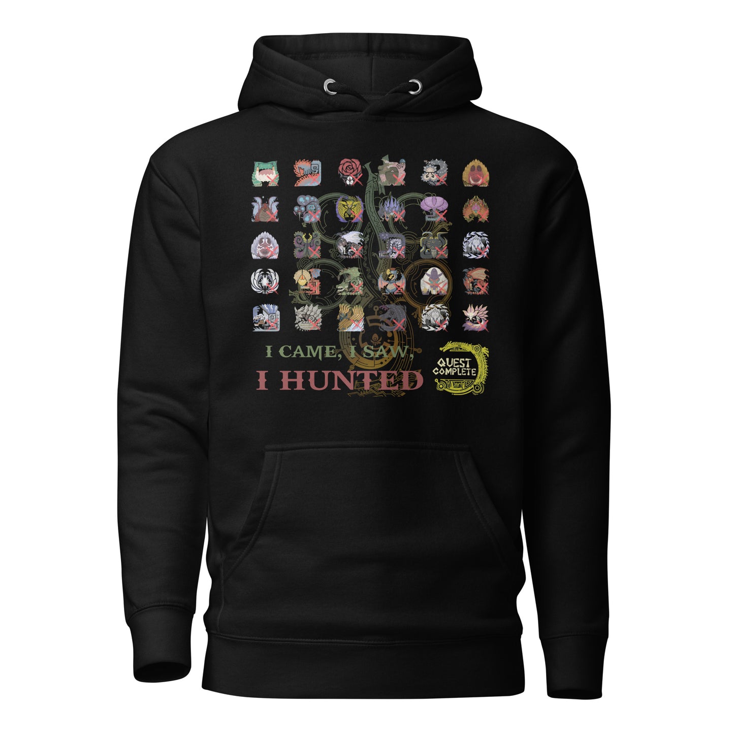 Monster Hunter Wilds Double Sided Sweatshirt – Quest Log – fan-made gamer merch by GenioGoods