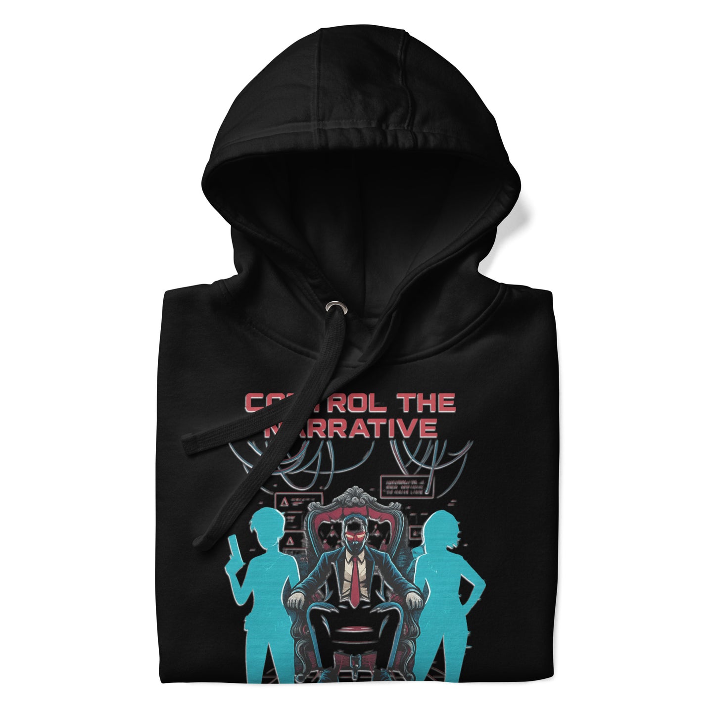Split Fiction Control the Narrative Hoodie – Glitch Power – fan-made gamer merch by GenioGoods