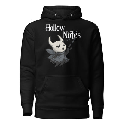 Hollow notes hoodie cute minimalist musical fan art – fan-made gamer merch by GenioGoods