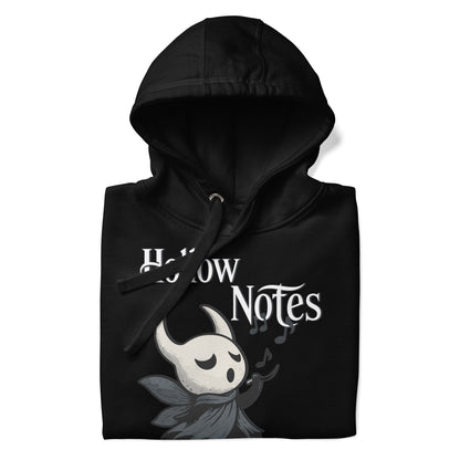 Hollow notes hoodie cute minimalist musical fan art – fan-made gamer merch by GenioGoods