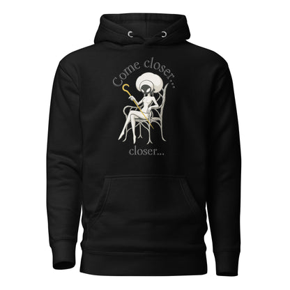 Hollow knight midwife hoodie dark lore fan art – fan-made gamer merch by GenioGoods