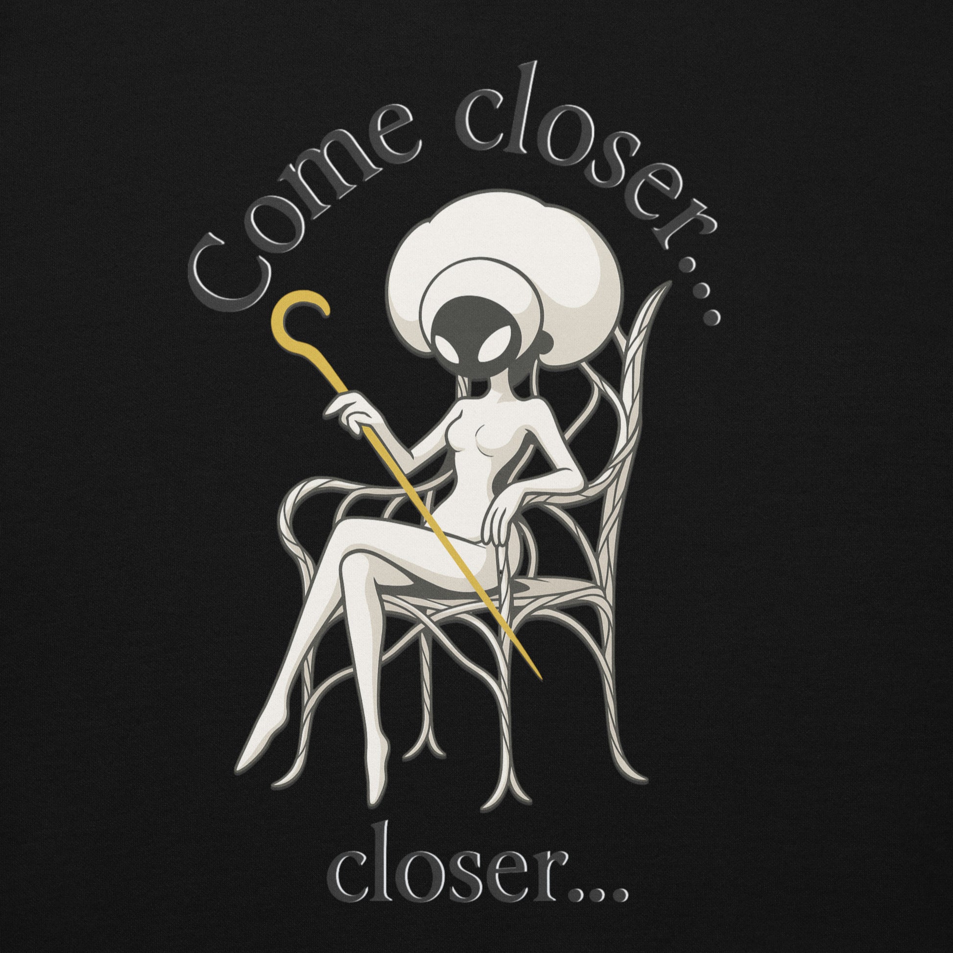 Hollow knight midwife hoodie dark lore fan art – fan-made gamer merch by GenioGoods