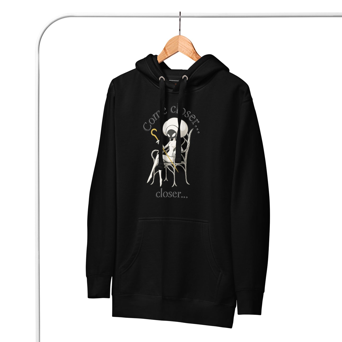 Hollow knight midwife hoodie dark lore fan art – fan-made gamer merch by GenioGoods