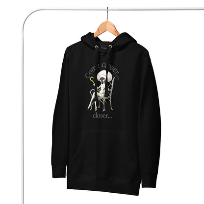 Hollow knight midwife hoodie dark lore fan art – fan-made gamer merch by GenioGoods