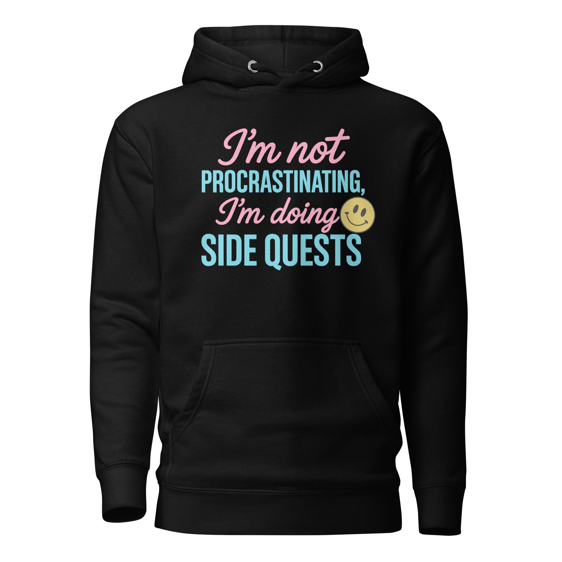Side Quests Hoodie Funny Gamer Humor Cozy Streetwear – original gamer merch by GenioGoods
