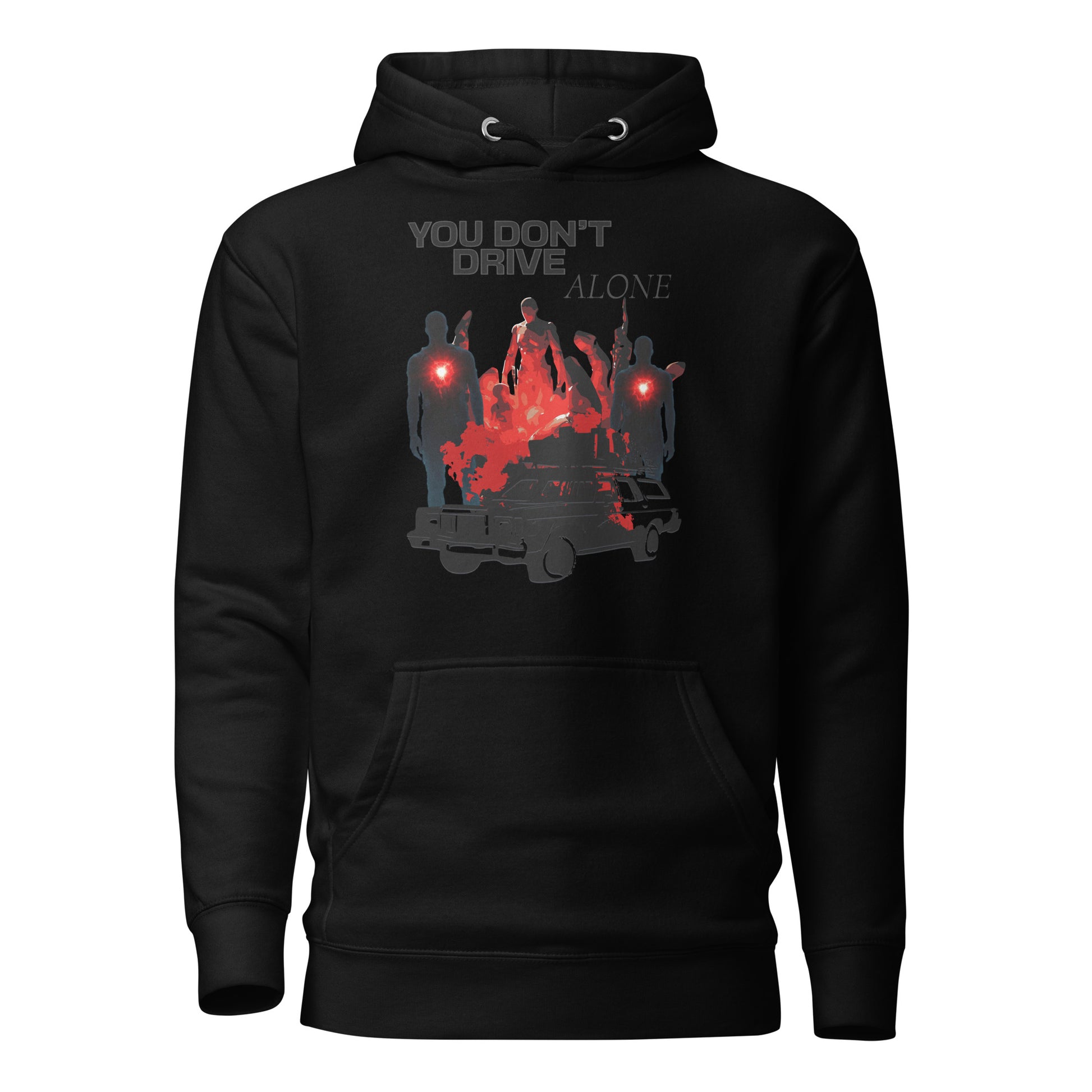 Atmospheric Road Survival Hoodie – Pacific Drive Inspired – fan-made gamer merch by GenioGoods