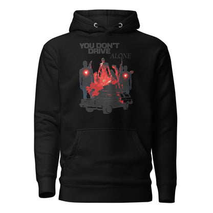 Atmospheric Road Survival Hoodie – Pacific Drive Inspired – fan-made gamer merch by GenioGoods