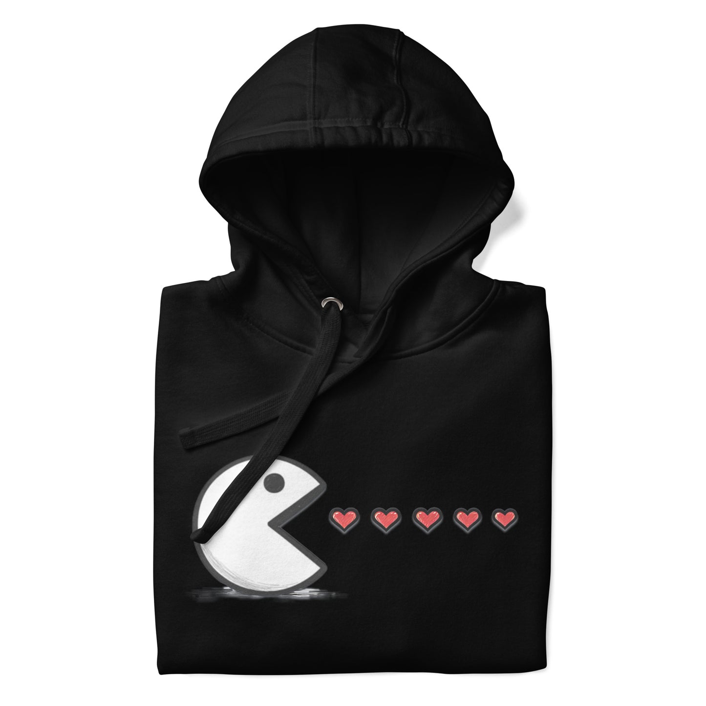 Arcade Love Hoodie – Retro Game Couple Design – fan-made gamer merch by GenioGoods