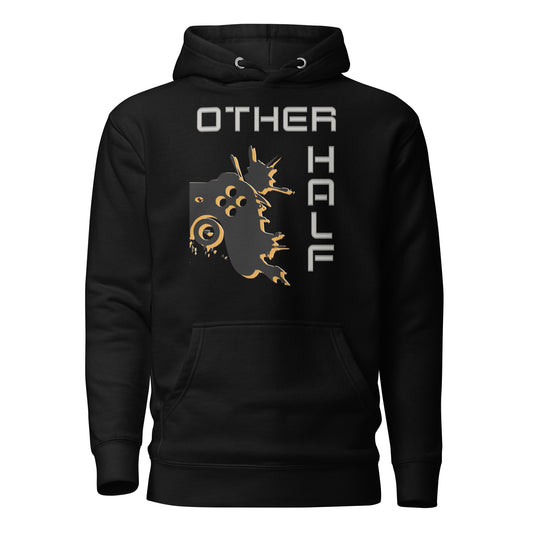 Gamer Couple Other Half Hoodie – Shared Identity Design – fan-made gamer merch by GenioGoods