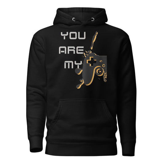 Gamer Couple You Are My Hoodie – Shared Identity Design – fan-made gamer merch by GenioGoods