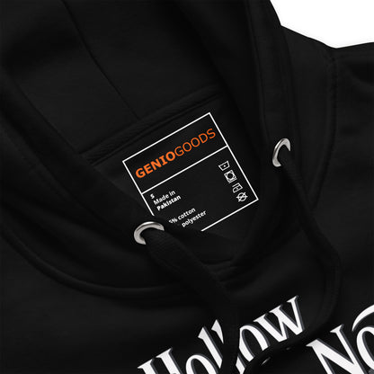 Hollow notes hoodie cute minimalist musical fan art – fan-made gamer merch by GenioGoods