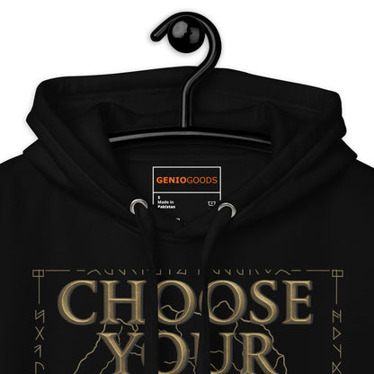 Oblivion Choose Your Path Hoodie – Cyrodiil Map Edition – fan-made gamer merch by GenioGoods