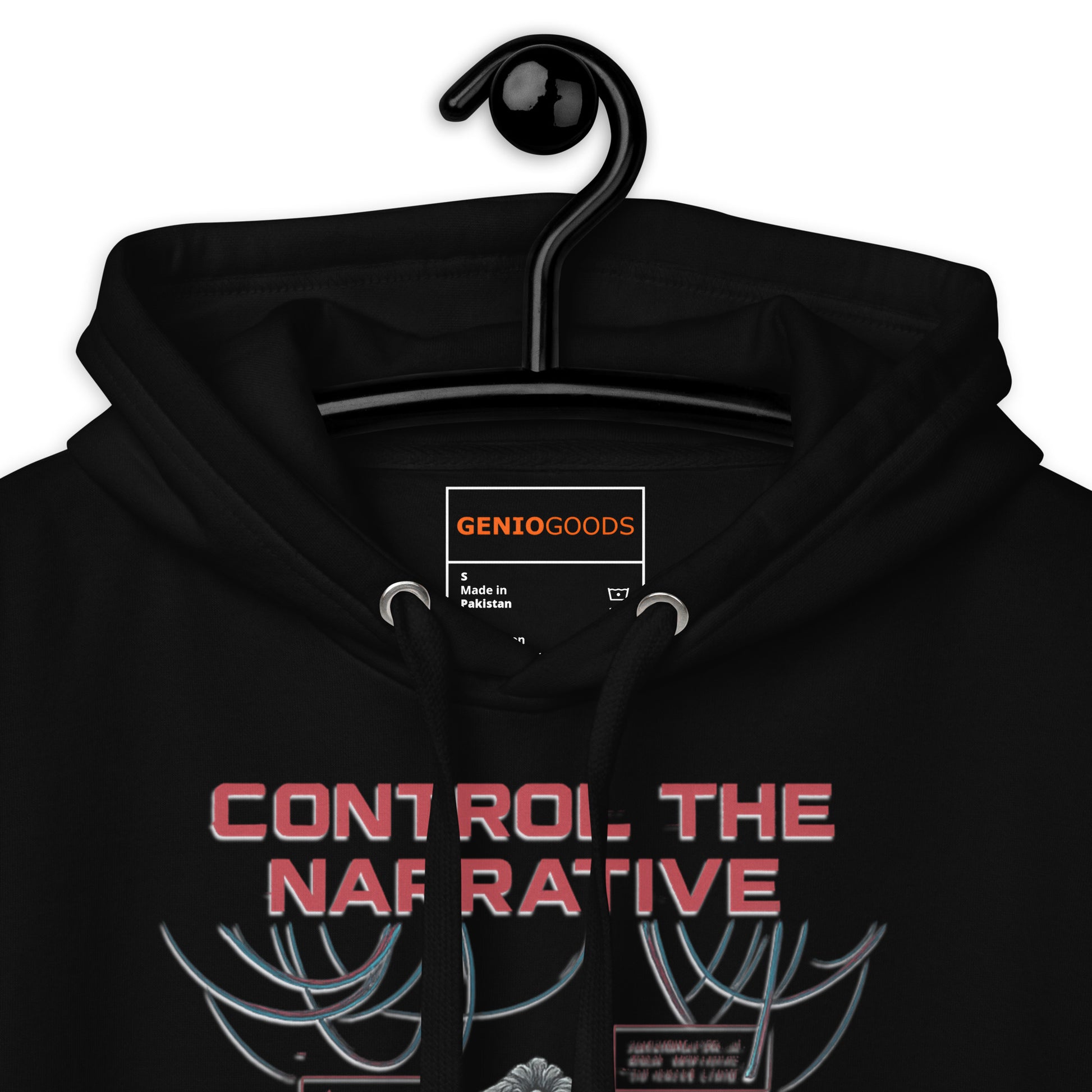 Split Fiction Control the Narrative Hoodie – Glitch Power – fan-made gamer merch by GenioGoods