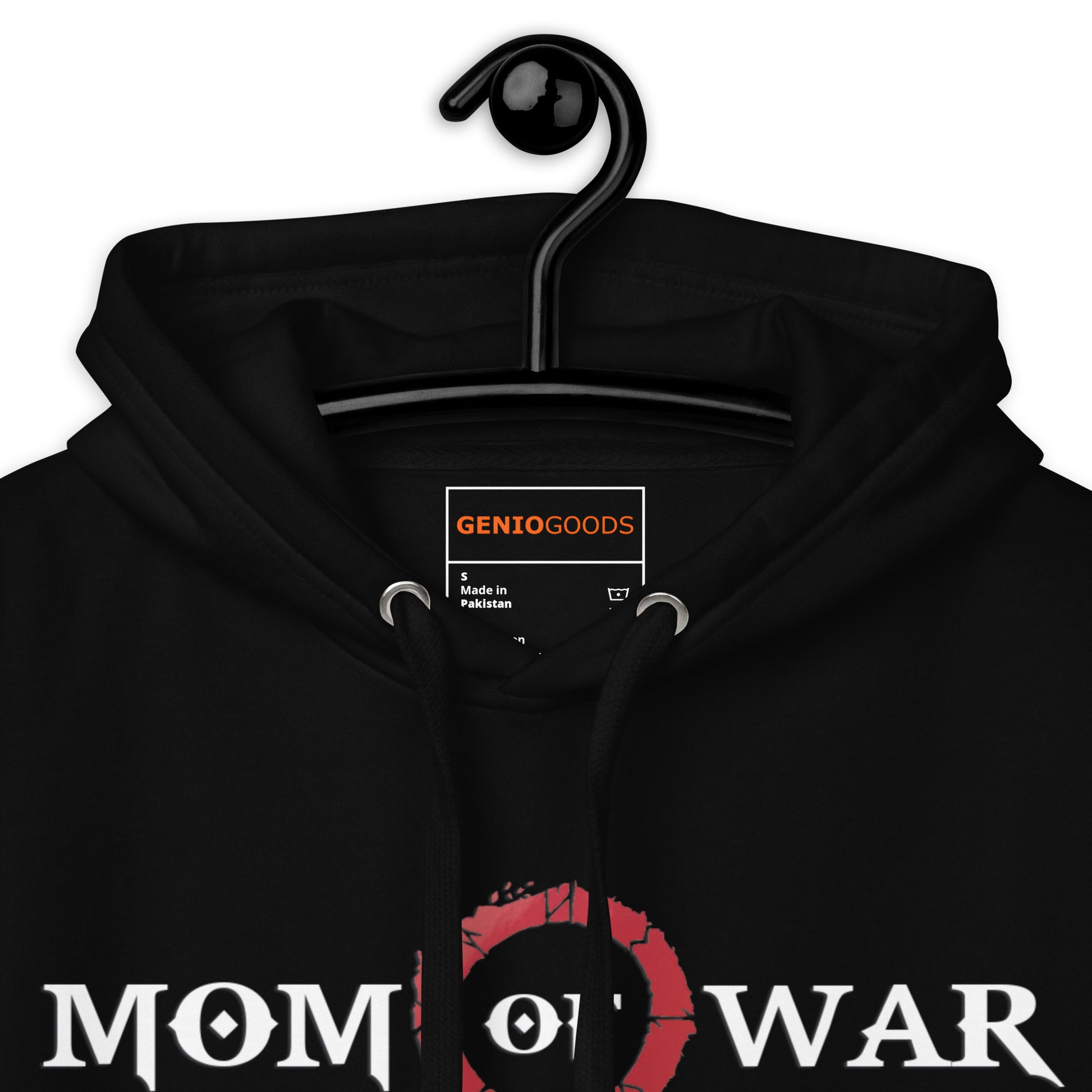 Mom of War Hoodie – Gamer Parody for Legendary Moms – fan-made gamer merch by GenioGoods