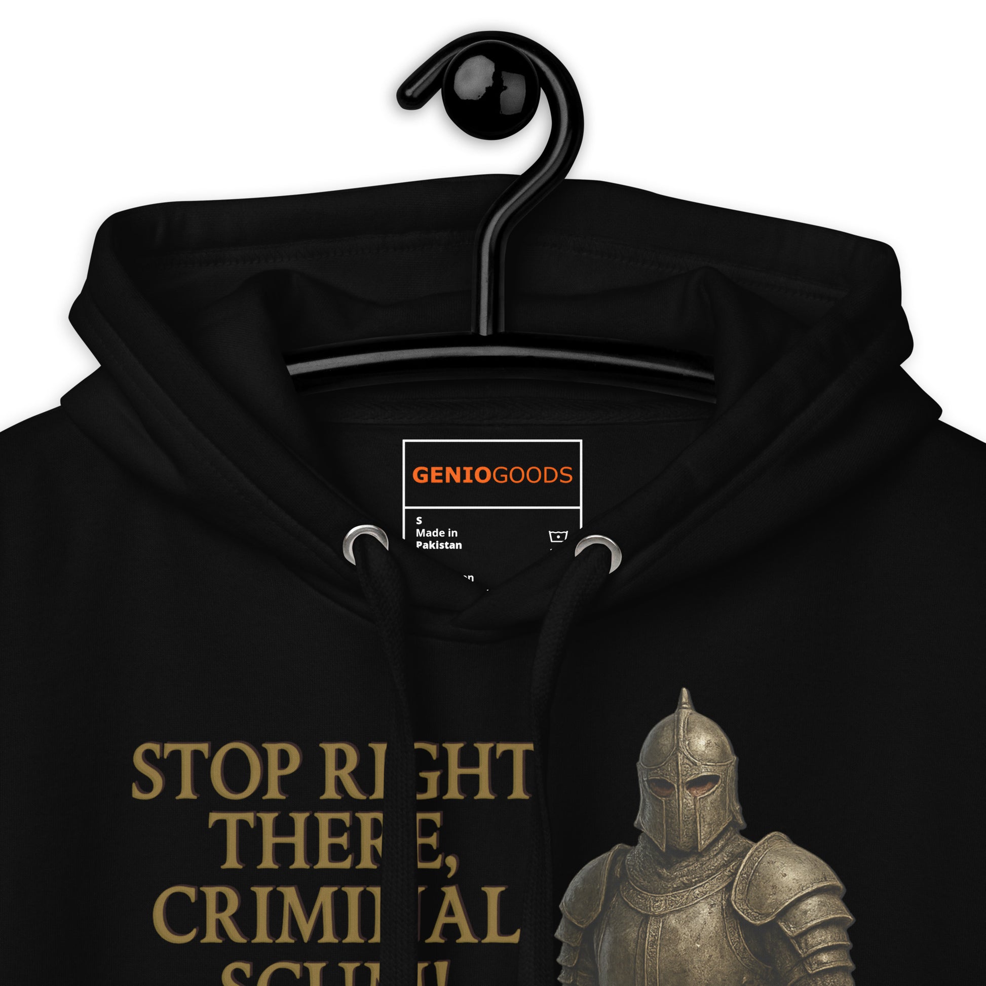 Oblivion Guard Hoodie – Criminal Scum Meme Edition – gamer design by GenioGoods