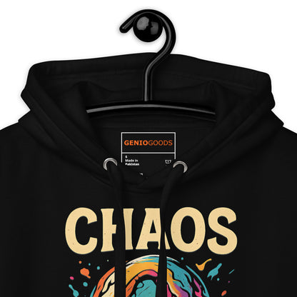Borderlands 4 Chaos Currency Hoodie featuring vibrant chaos design and colorful graphics, perfect for fans.