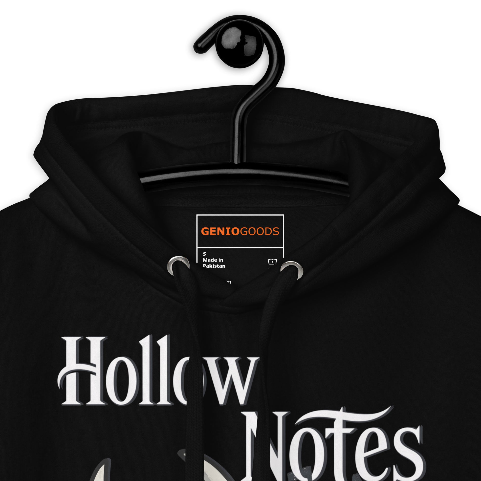 Hollow notes hoodie cute minimalist musical fan art – fan-made gamer merch by GenioGoods