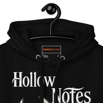 Hollow notes hoodie cute minimalist musical fan art – fan-made gamer merch by GenioGoods