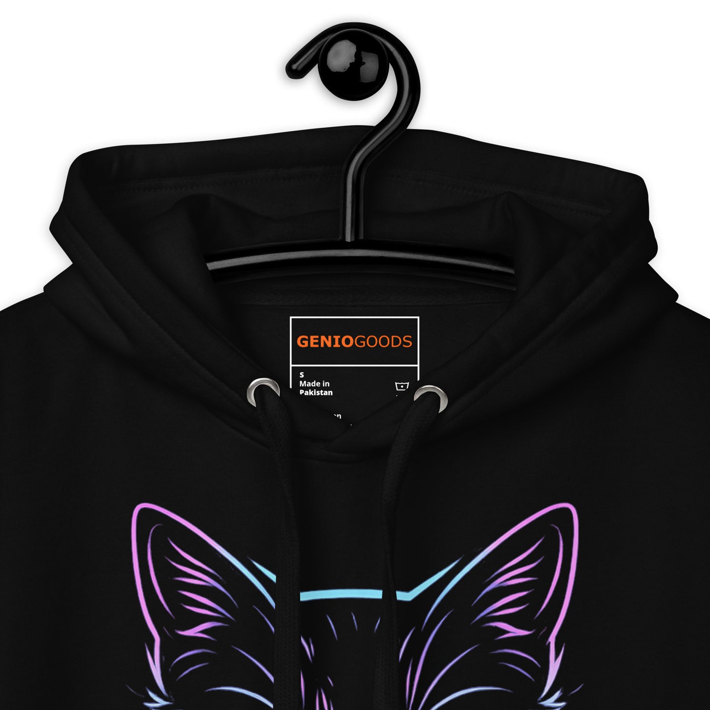 Cats and gaming hoodie neon gamer cat aesthetic – original gamer merch by GenioGoods