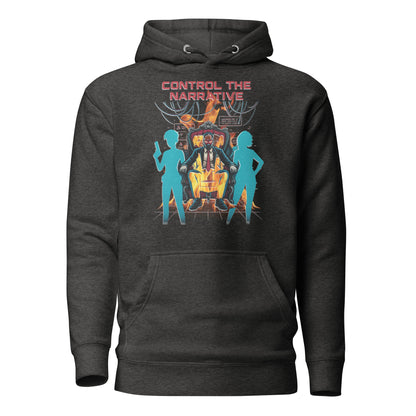 Split Fiction Fire Hoodie – Control the Narrative Edition – fan-made gamer merch by GenioGoods