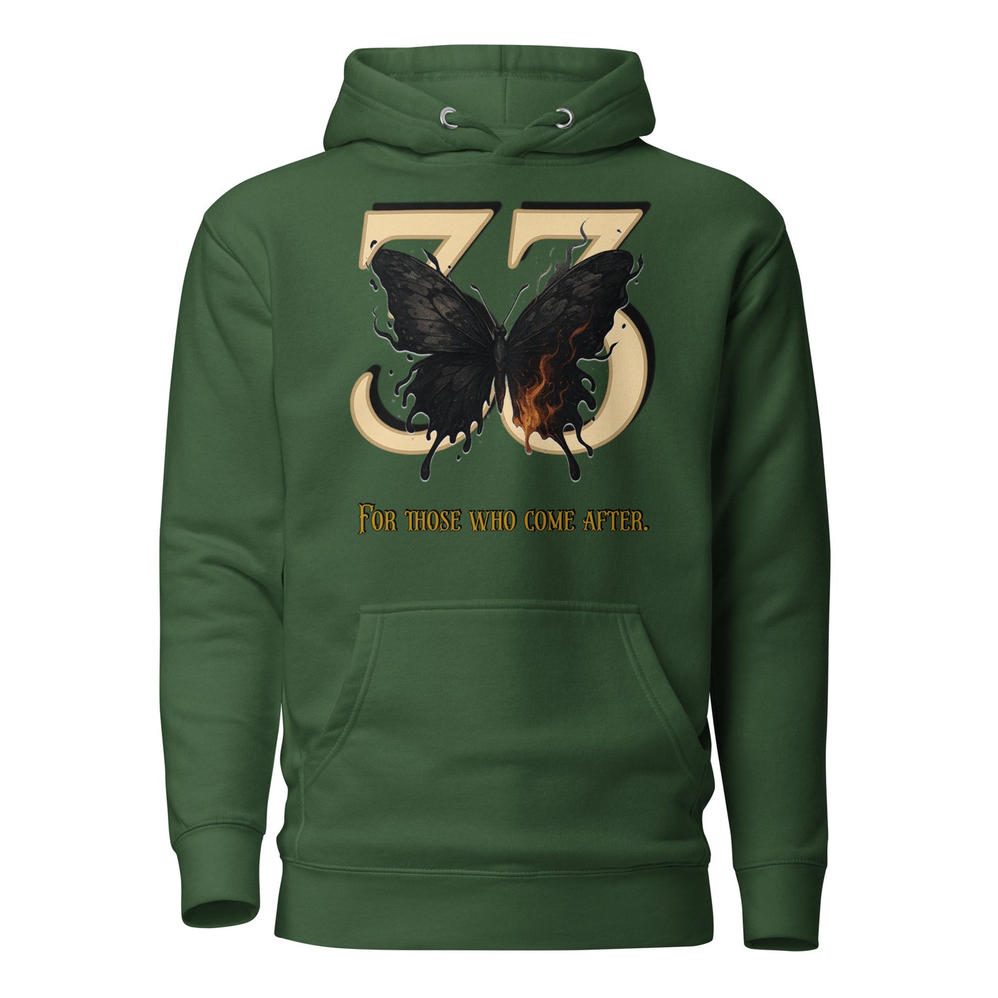 Clair Obscur 33 Hoodie – Legacy Butterfly Tribute – fan-made gamer merch by GenioGoods