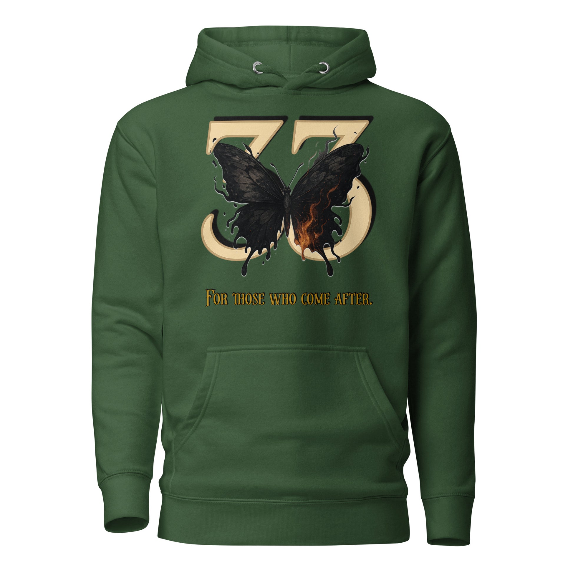 Clair Obscur 33 Hoodie – Legacy Butterfly Tribute – fan-made gamer merch by GenioGoods