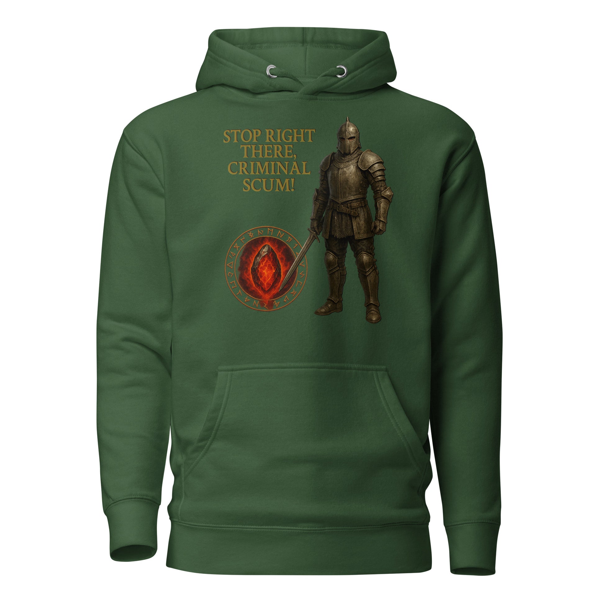 Oblivion Guard Hoodie – Criminal Scum Meme Edition – gamer design by GenioGoods