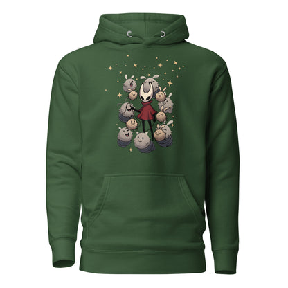 Hornet grubs hoodie cute minimalist fan art design – fan-made gamer merch by GenioGoods