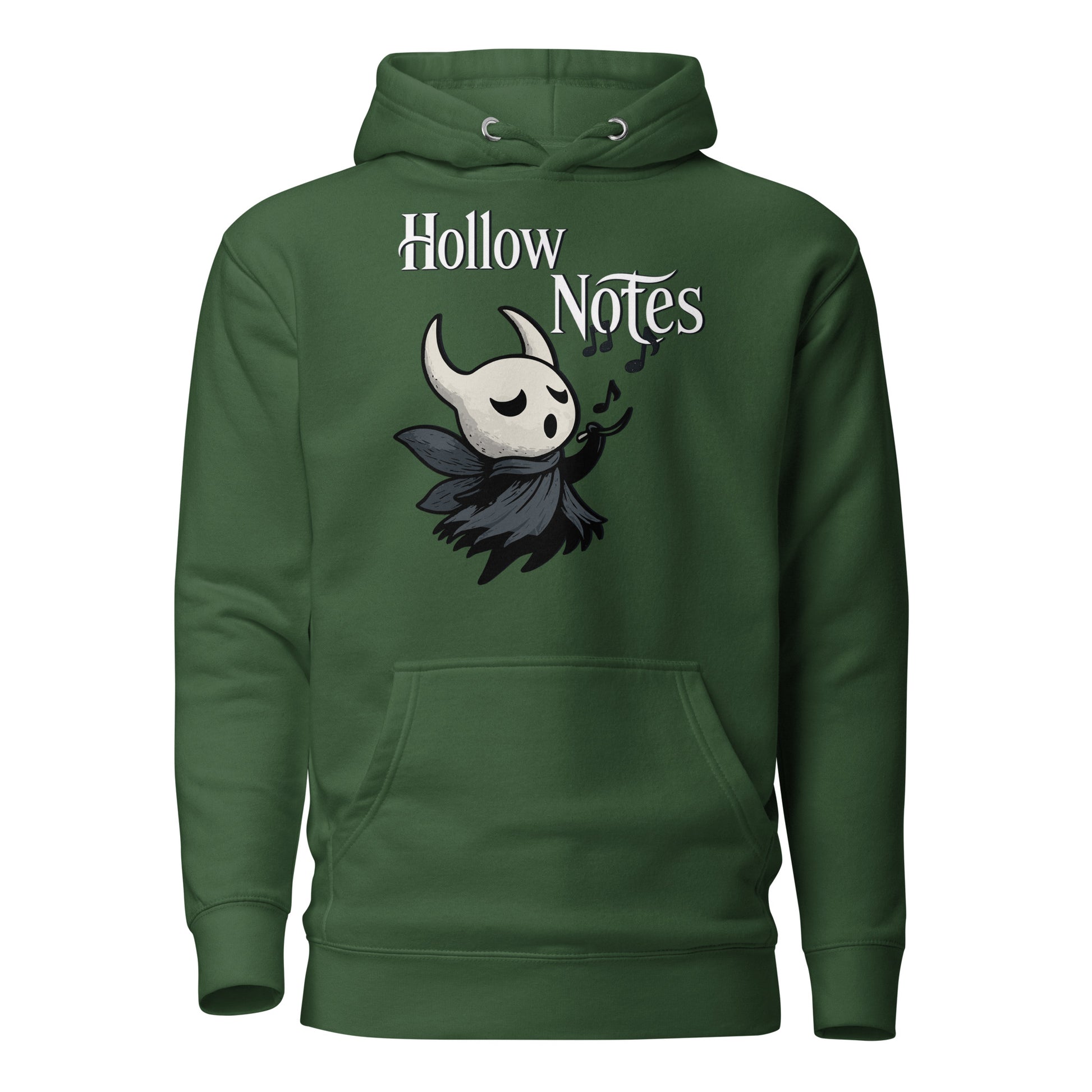 Hollow notes hoodie cute minimalist musical fan art – fan-made gamer merch by GenioGoods