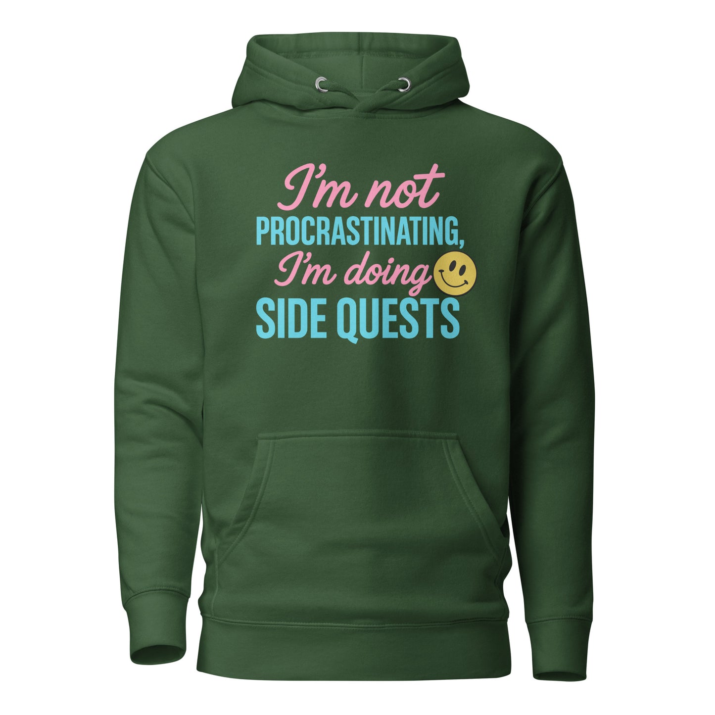 Side Quests Hoodie Funny Gamer Humor Cozy Streetwear – original gamer merch by GenioGoods