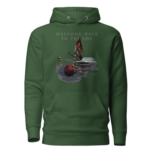 Fog Psychological Horror Hoodie – Welcome Back to the Fog – fan-made gamer merch by GenioGoods