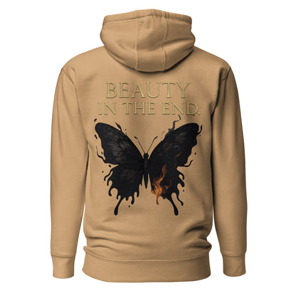 Dark Fantasy Hoodie – Beauty in the End | Clair Obscur 33 – fan-made gamer merch by GenioGoods