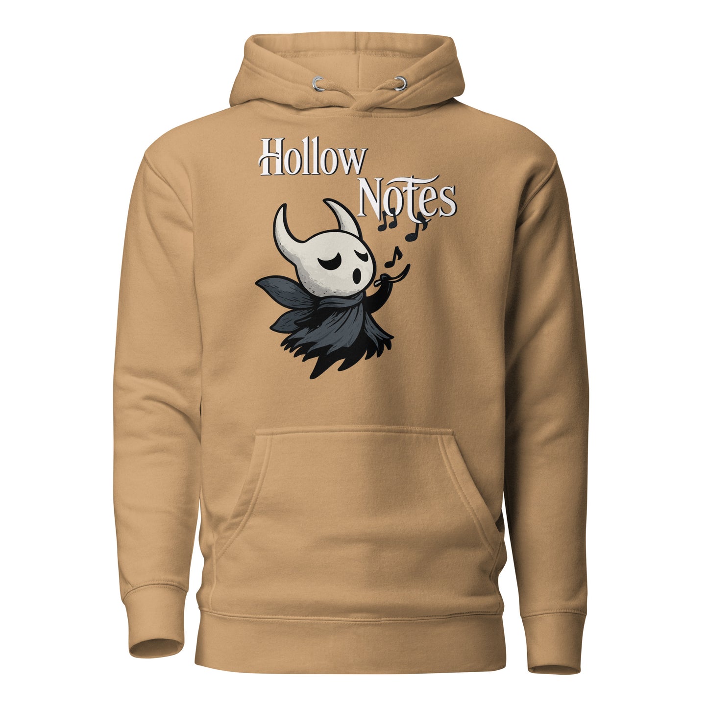 Hollow notes hoodie cute minimalist musical fan art – fan-made gamer merch by GenioGoods