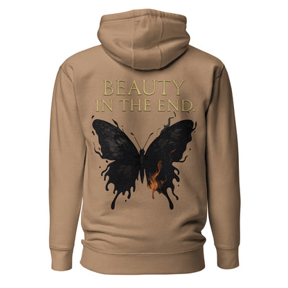 Dark Fantasy Hoodie – Beauty in the End | Clair Obscur 33 – fan-made gamer merch by GenioGoods