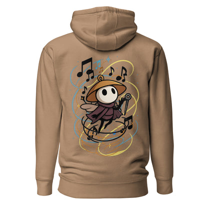 Silksong Bard Hoodie – Musical Tribute | Hollow Knight – fan-made gamer merch by GenioGoods