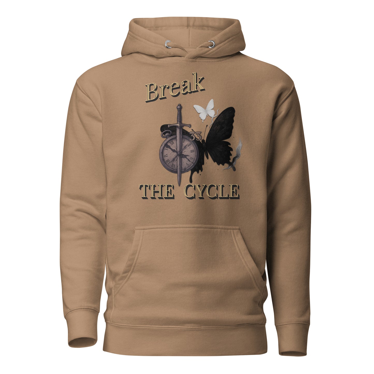 Break the Cycle Hoodie – Symbol of Rebirth | Clair Obscur 33 – fan-made gamer merch by GenioGoods