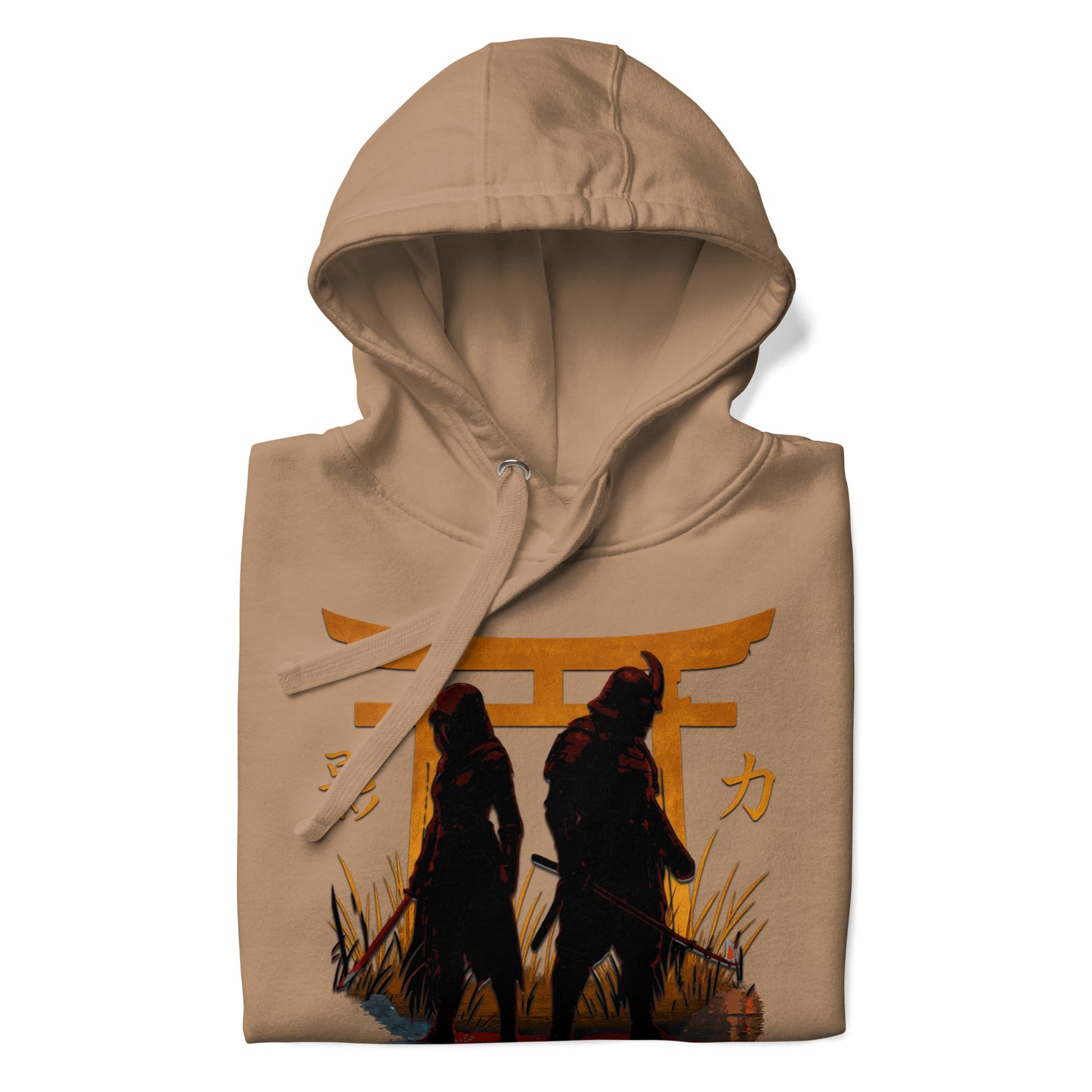 Shadow Balance Hoodie – Samurai x Assassin | AC Shadows – fan-made gamer merch by GenioGoods